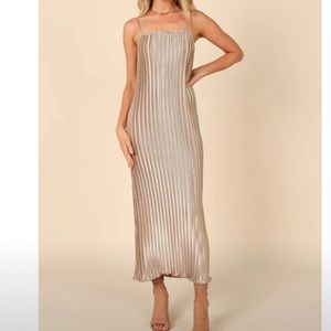 Petal And Pup Gold Occasion Dress